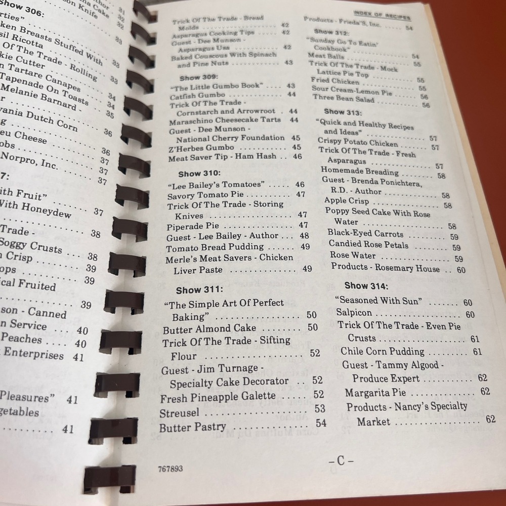 Cookin USA Cookbook Volume 5 Merle Ellis TNN Spiral Bound 1993 Vintage Recipes - Picture 9 of 10